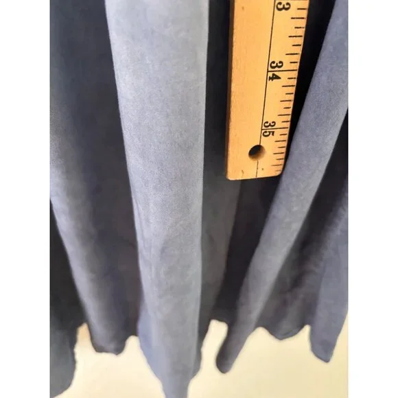 She + Sky Sleeveless Boho Tiered Vest With Lace Detail High Low Hem - Picture 7 of 10